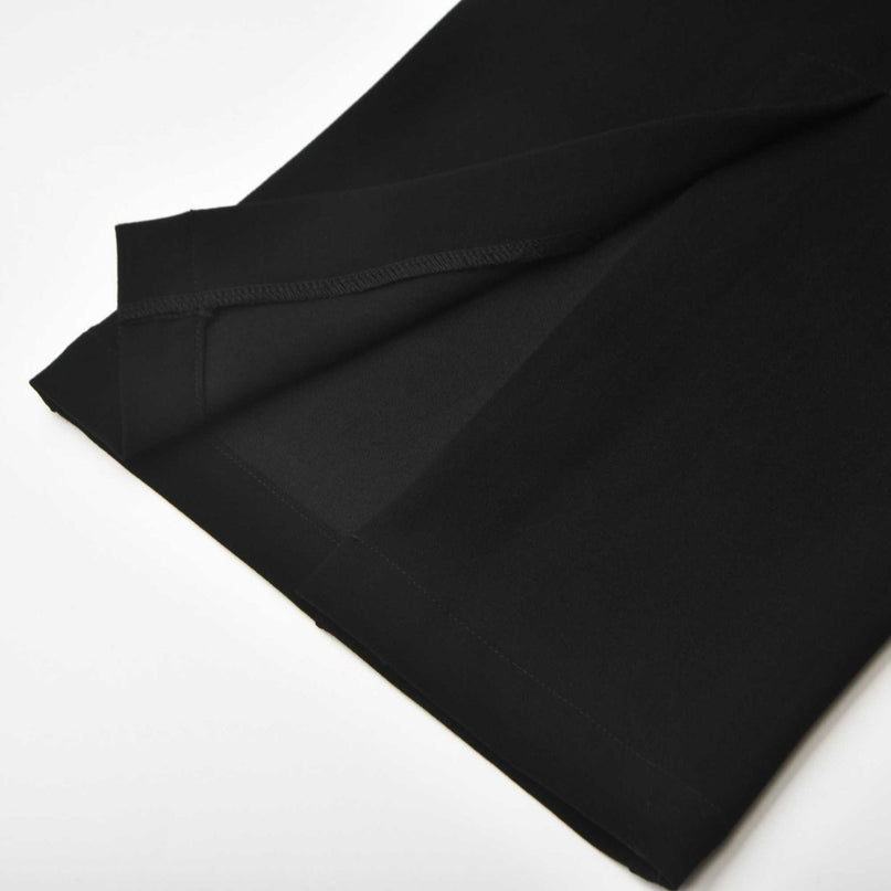 Silvestra Neutrals & Black Bustier Top Panelled Trousers Set