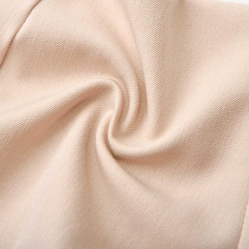 Silvestra Neutrals & Black Bustier Top Panelled Trousers Set 100% Polyester