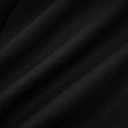 Simona Black Mini Dress with Bowknot Detail and Pleated Design