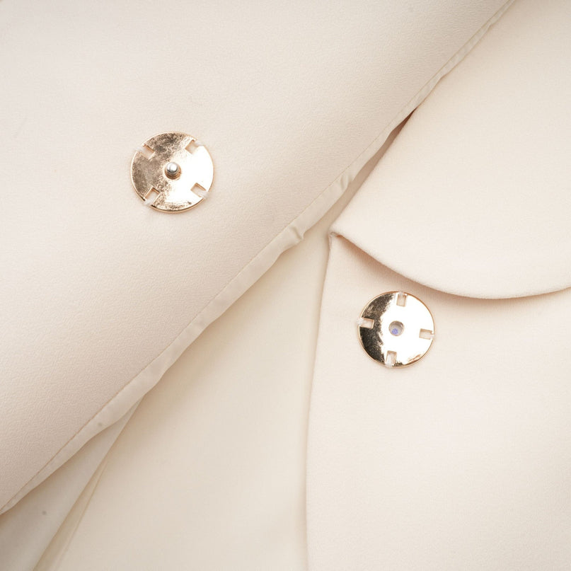 Simonetta Sequined Blazer in Neutrals