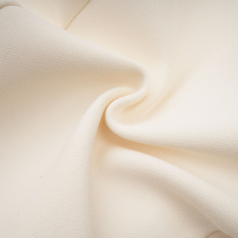 Simonetta White Blazer Skirt Feather Hem Ensemble