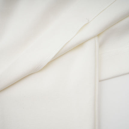Skye White Cropped Top with Cowl Neck and Ruched Detailing
