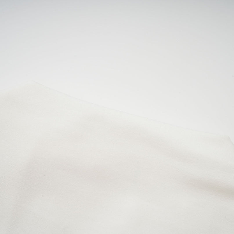 Skye White Cropped Top Long Sleeve Cowl Neck Ruched Detailing