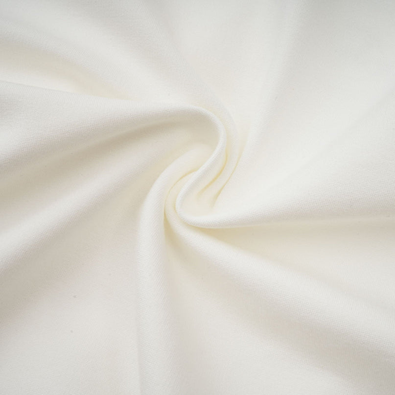 Skye White Cropped Top with Cowl Neck and Ruched Detailing