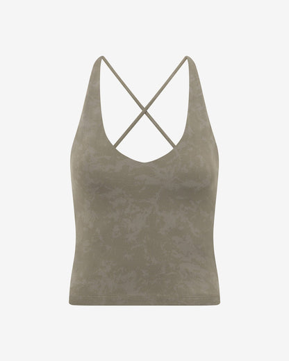 Sleeveless performance tank top - Green