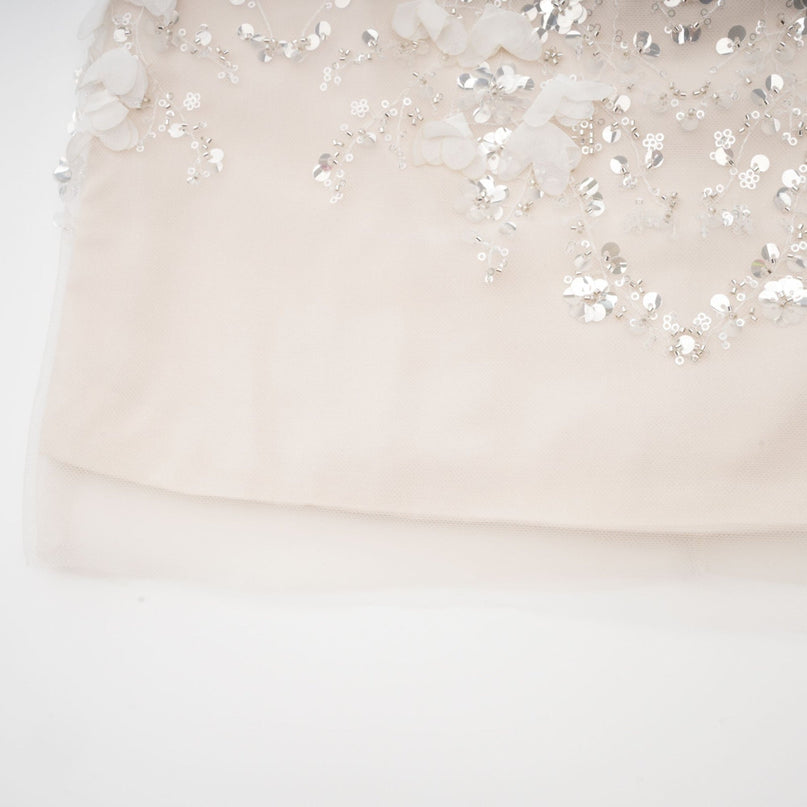 Sloan Pink Sequin Mini Dress with Bowknot Detailing