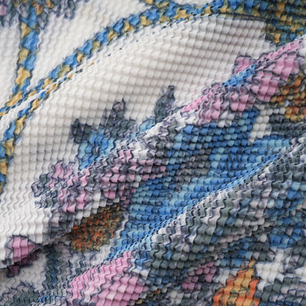 Sloan White & Multicolor Pattern Print Knit Skirt & Top Set