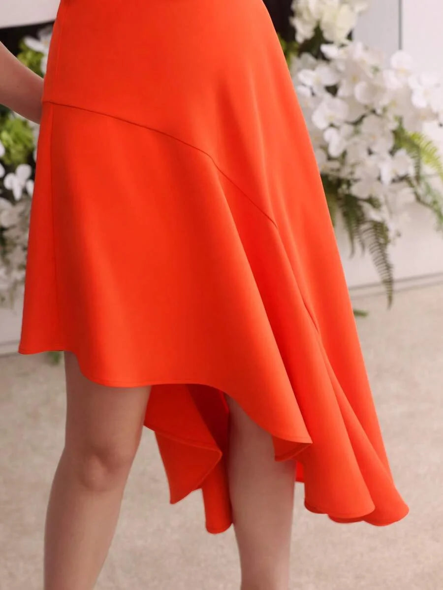 Soiréza ASYMMETRICAL HEM COCKTAIL DRESS