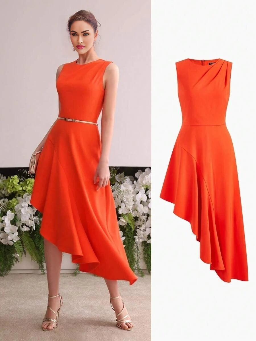 Soiréza ASYMMETRICAL HEM COCKTAIL DRESS