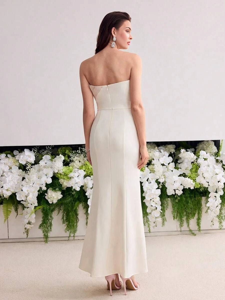 Soiréza COLORBLOCK BIAS CUT TUBE DRESS