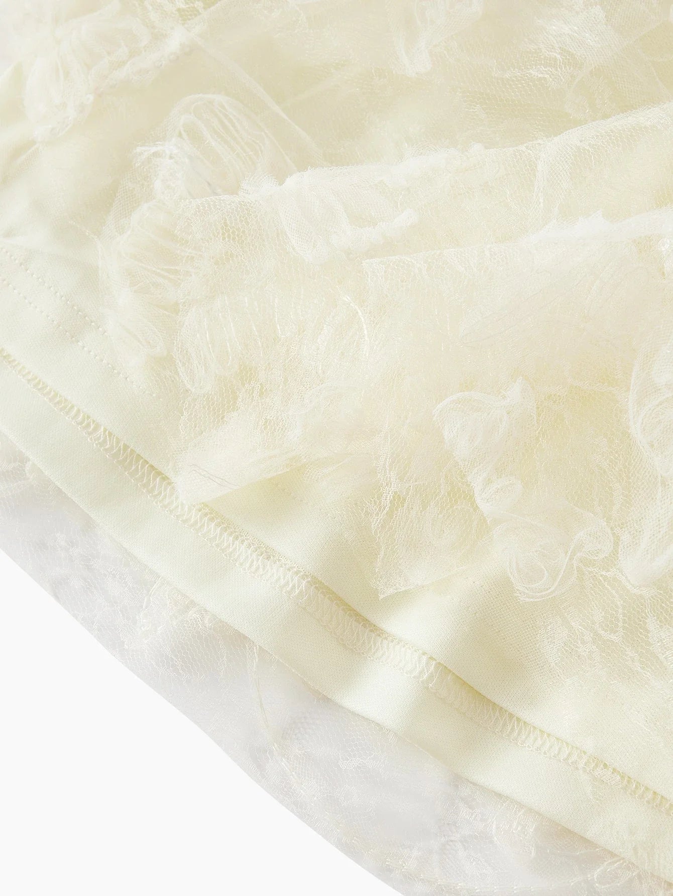 Soiréza CONTRAST MESH EMBROIDERY COCKTAIL DRESS