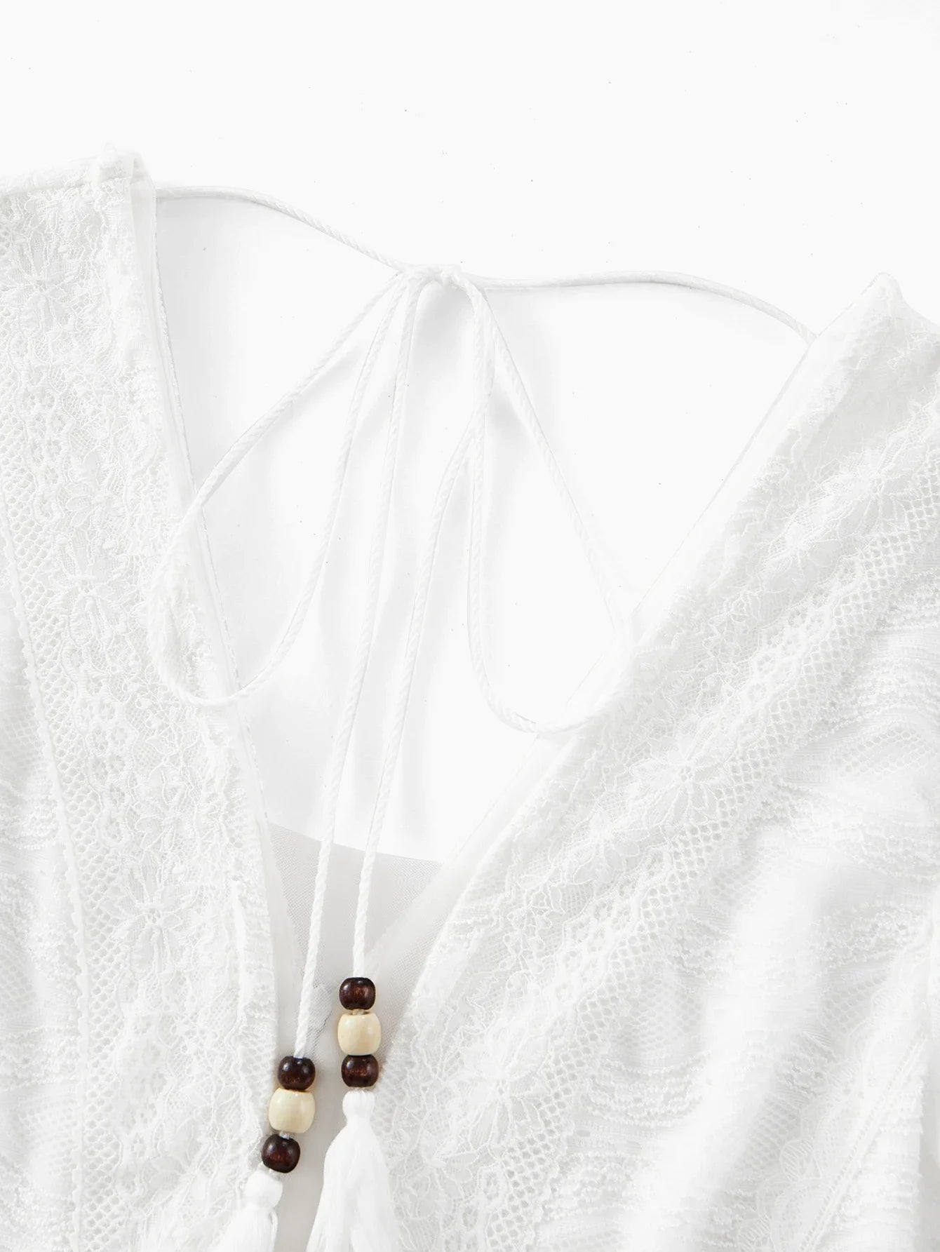 Soiréza CONTRAST MESH SHEER COCKTAIL DRESS