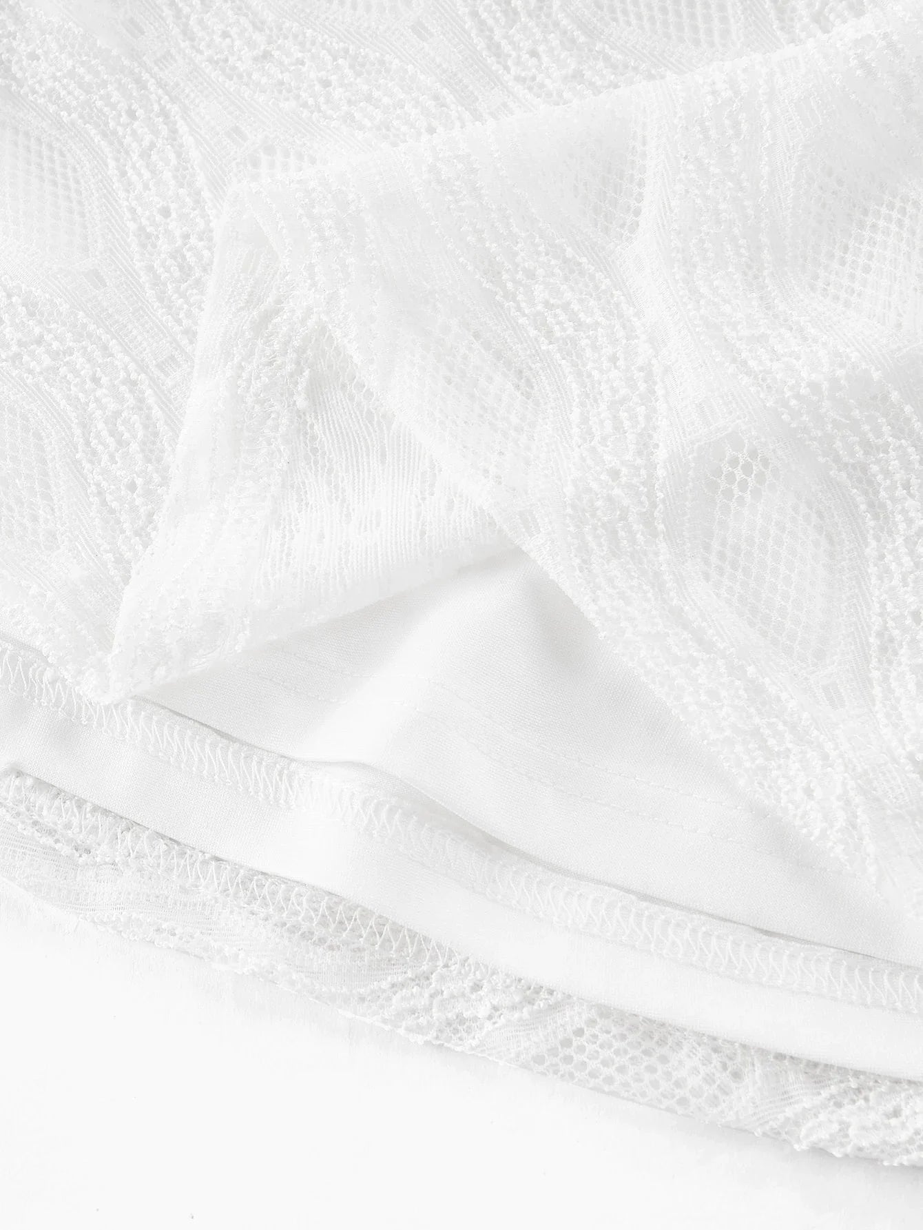 Soiréza CONTRAST MESH SHEER COCKTAIL DRESS