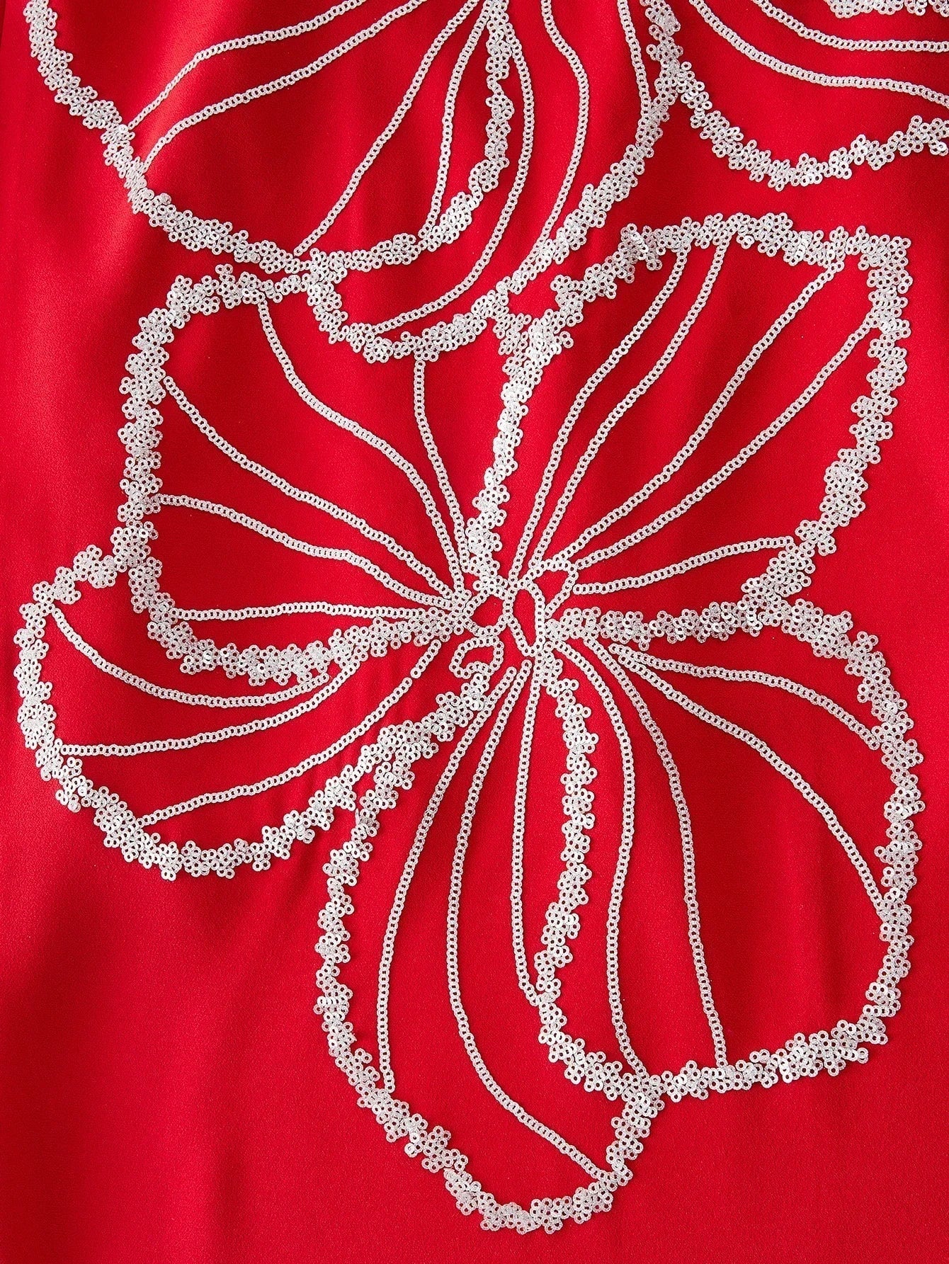 Soiréza EMBROIDERY CUT OUT COCKTAIL DRESS