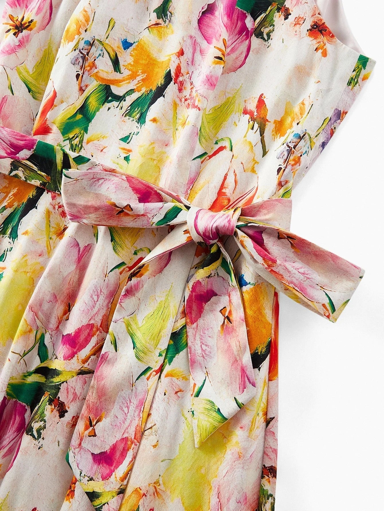 Soiréza FLORAL PRINT HALTER COCKTAIL DRESS