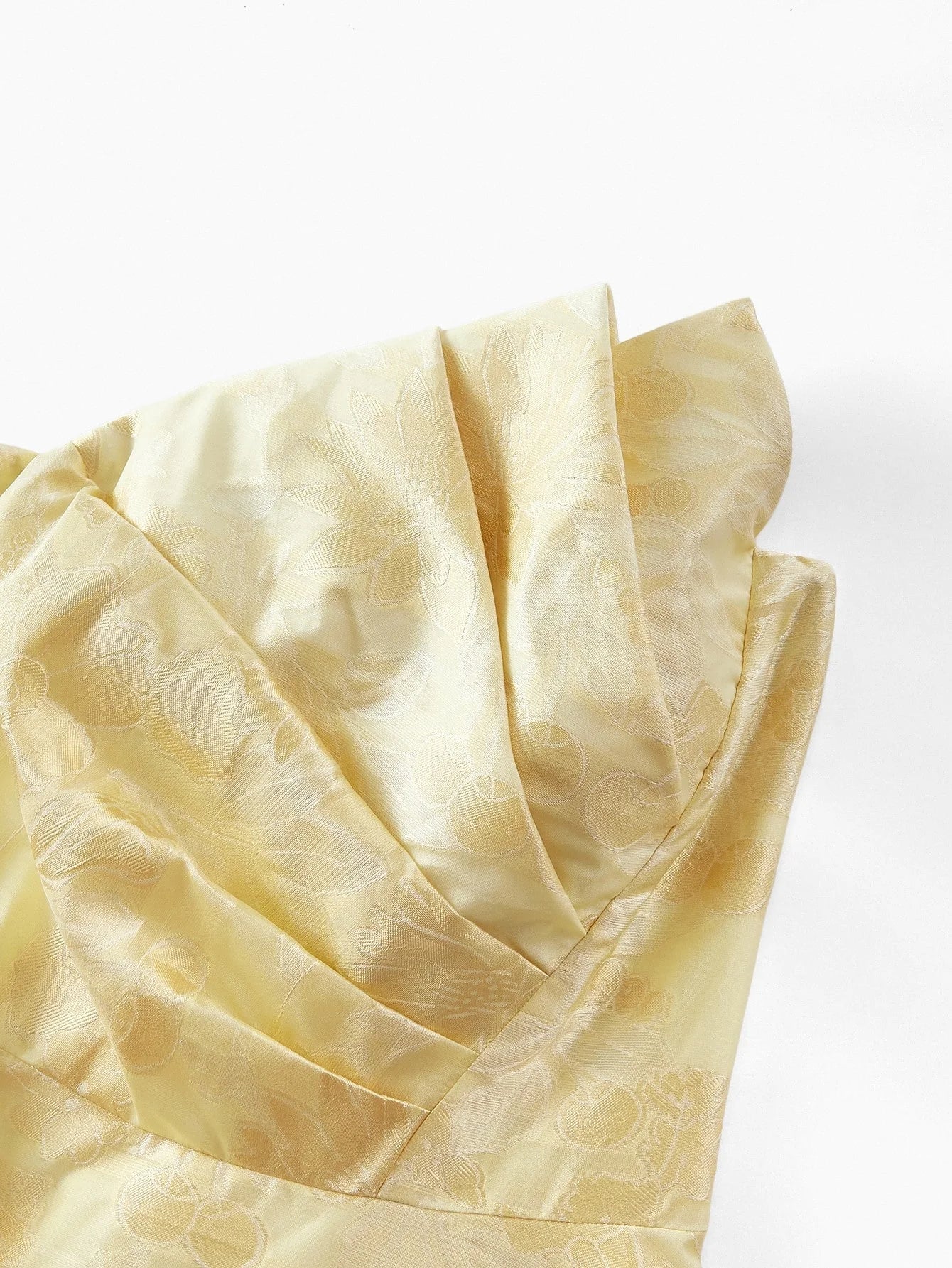 Soiréza FLORAL PRINT STRAPLESS COCKTAIL DRESS