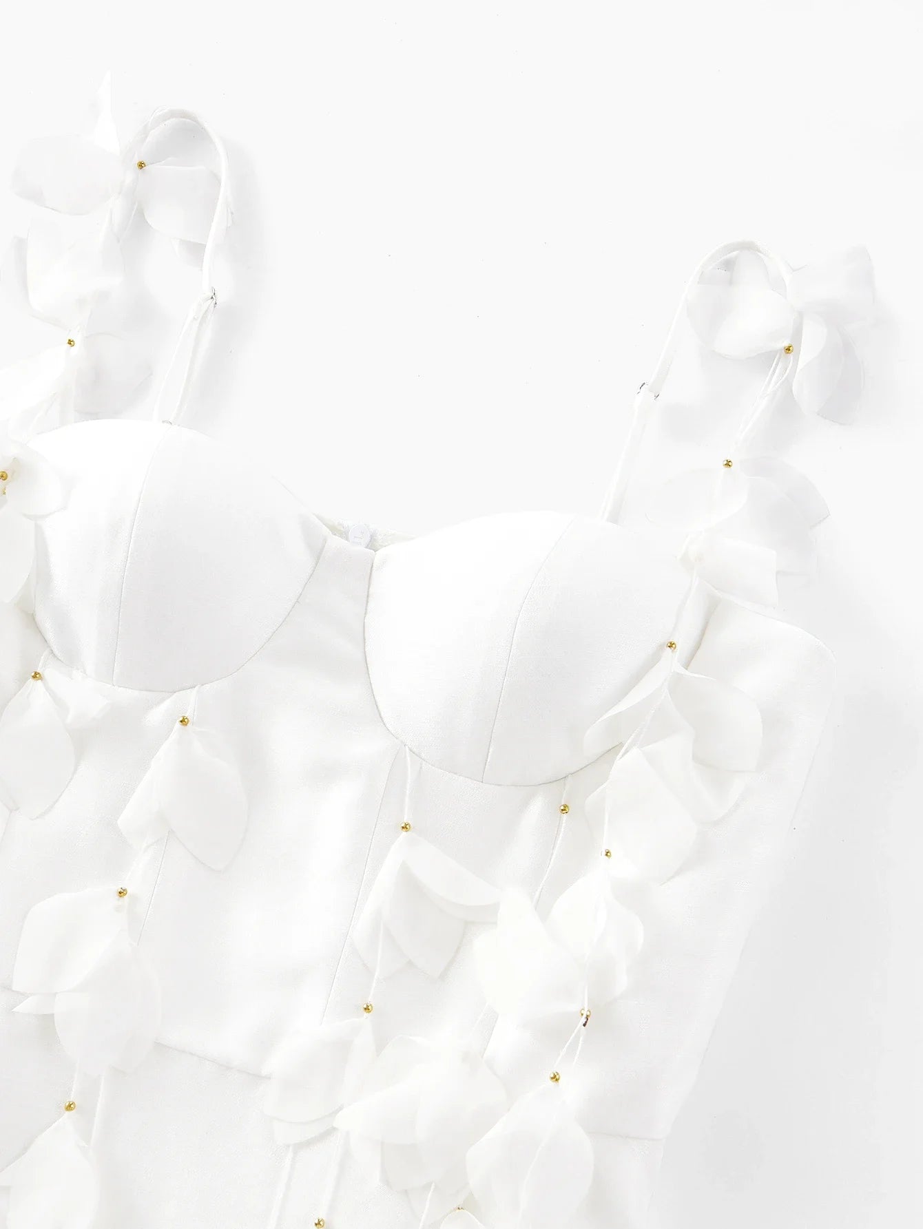 Soiréza FLOWER APPLIQUES CAMI COCKTAIL DRESS