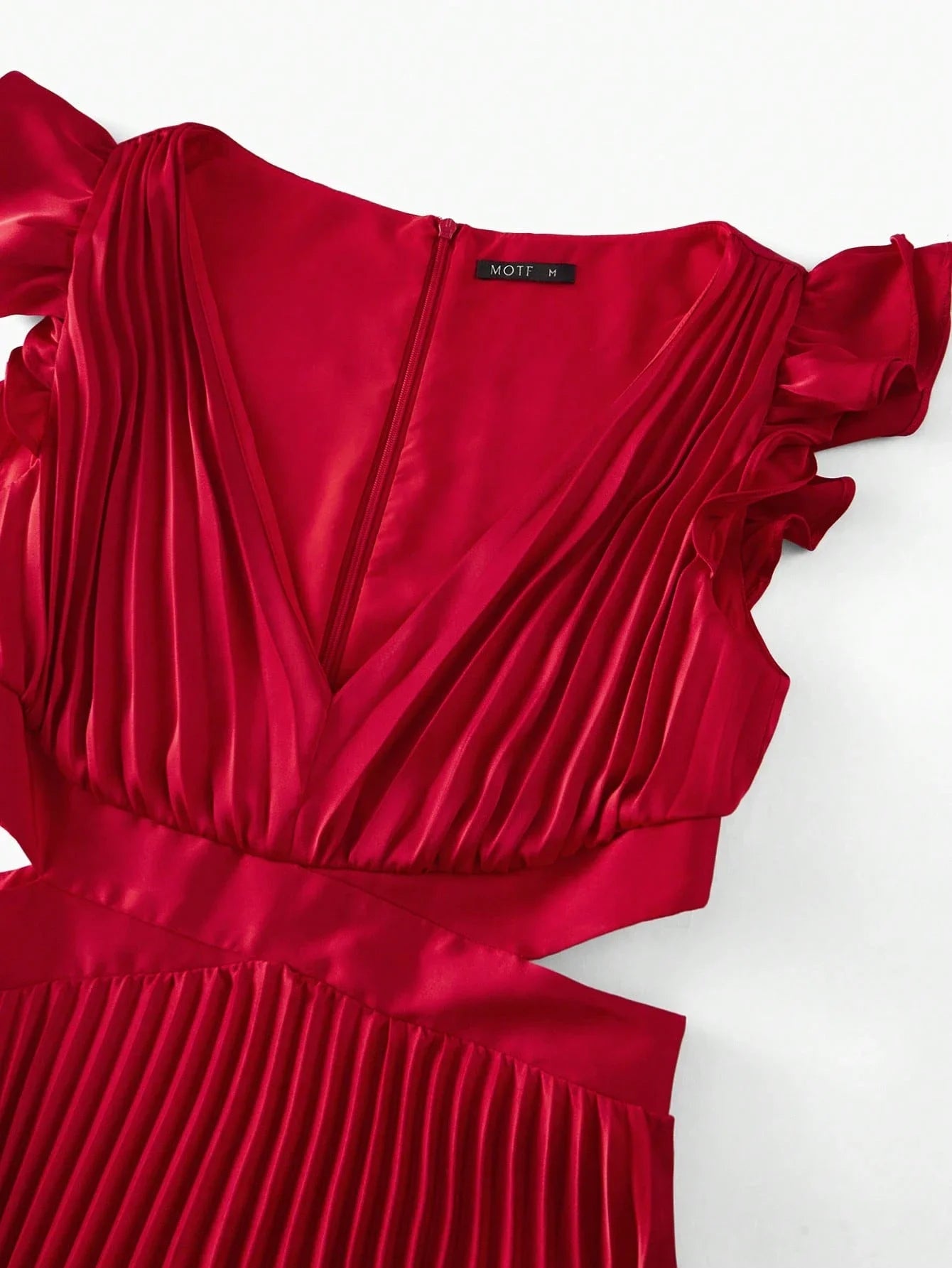 Soiréza HOLLOW OUT PLEATED DRESS