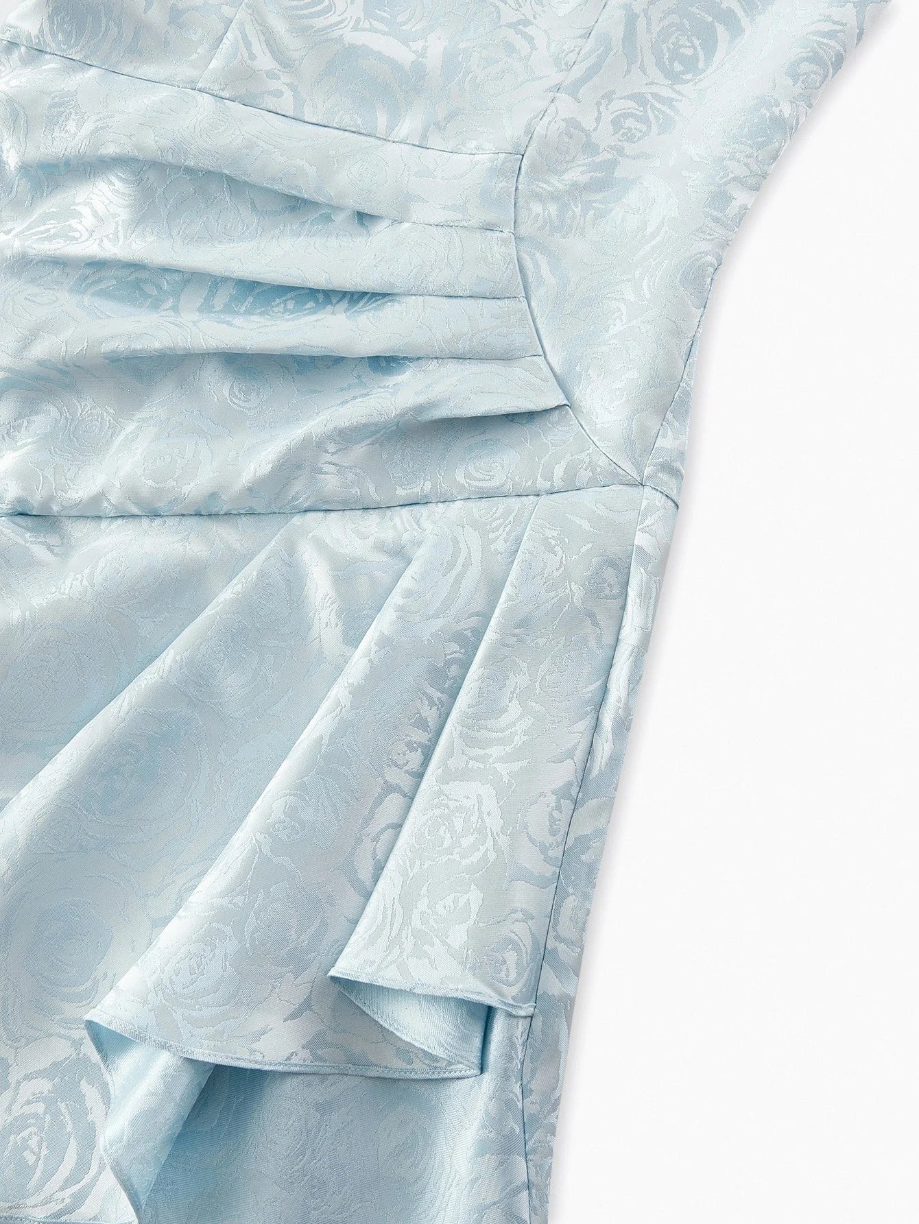 Soiréza JACQUARD ASYMMETRICAL HEM COCKTAIL DRESS