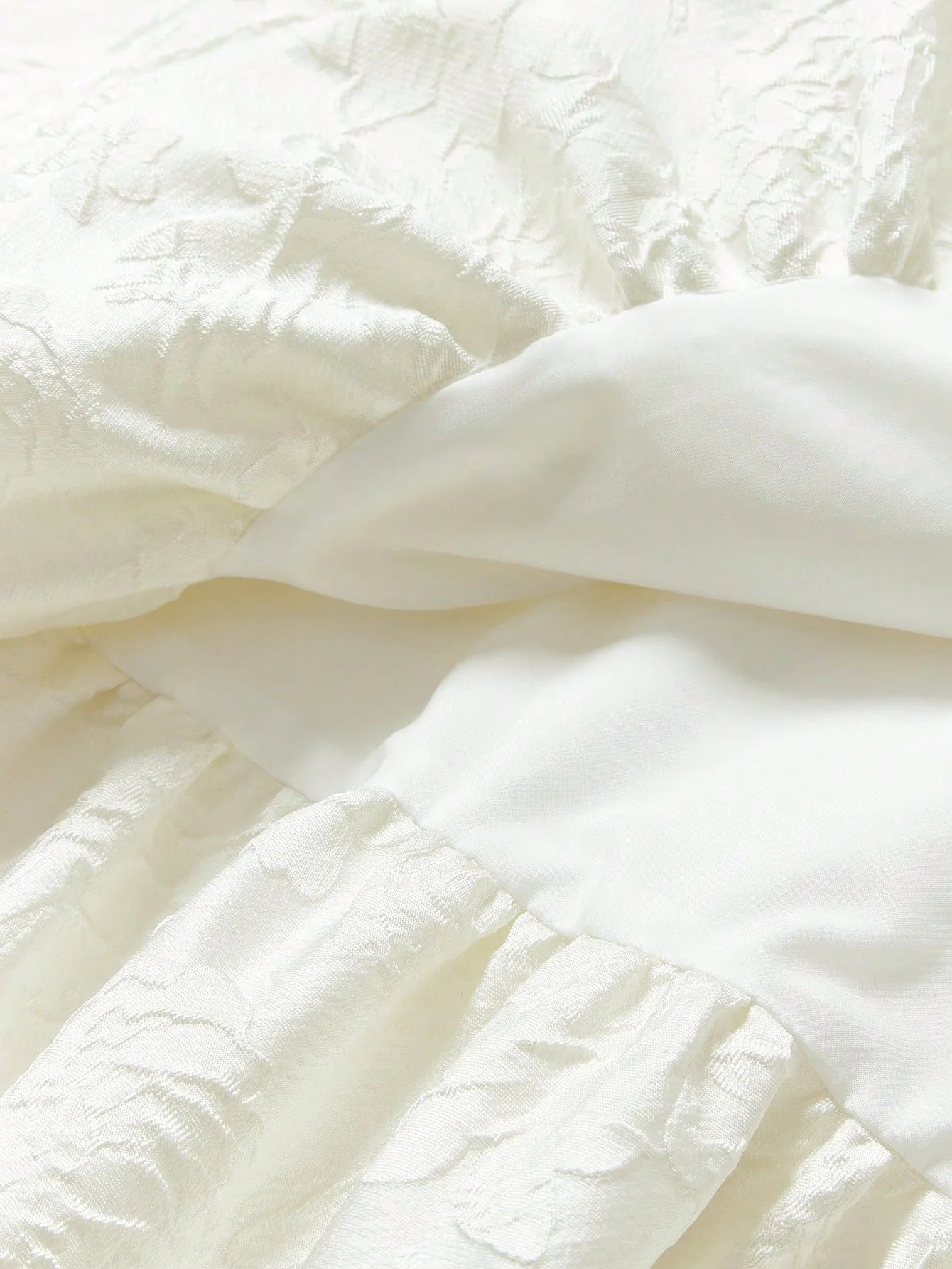 Soiréza JACQUARD FLARE HEM TUBE SHORT DRESS