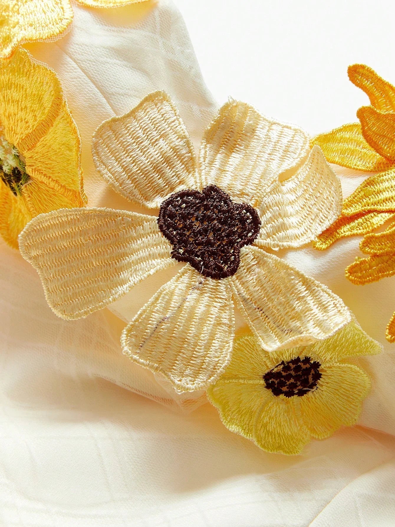 Soiréza MESH FLORAL PATCHED TUBE DRESS