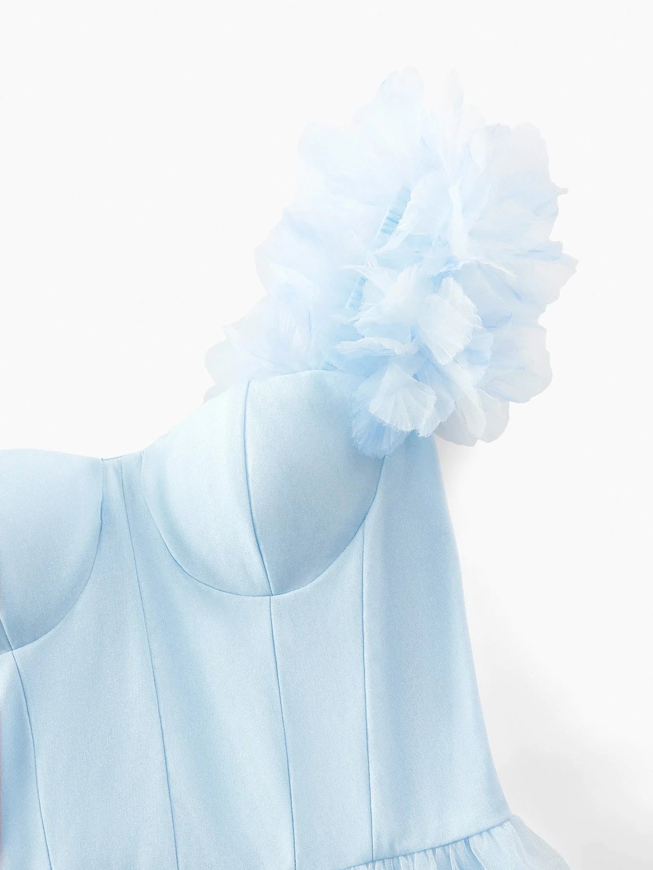 Soiréza OFF SHOULDER MESH COCKTAIL DRESS