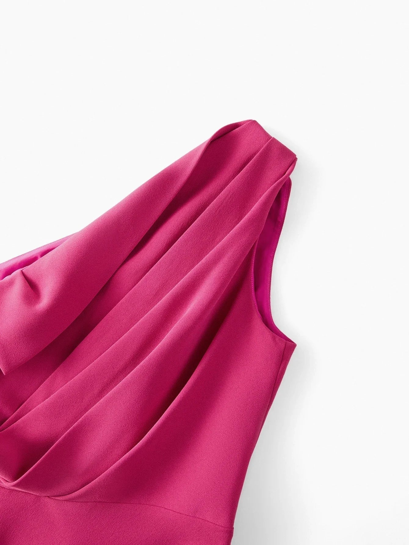 Soiréza ONE SHOULDER STRUCTURED MINIMALIST ELEGANT SOPHISTICATED MERMAID COCKTAIL DRESS FOR FORMAL