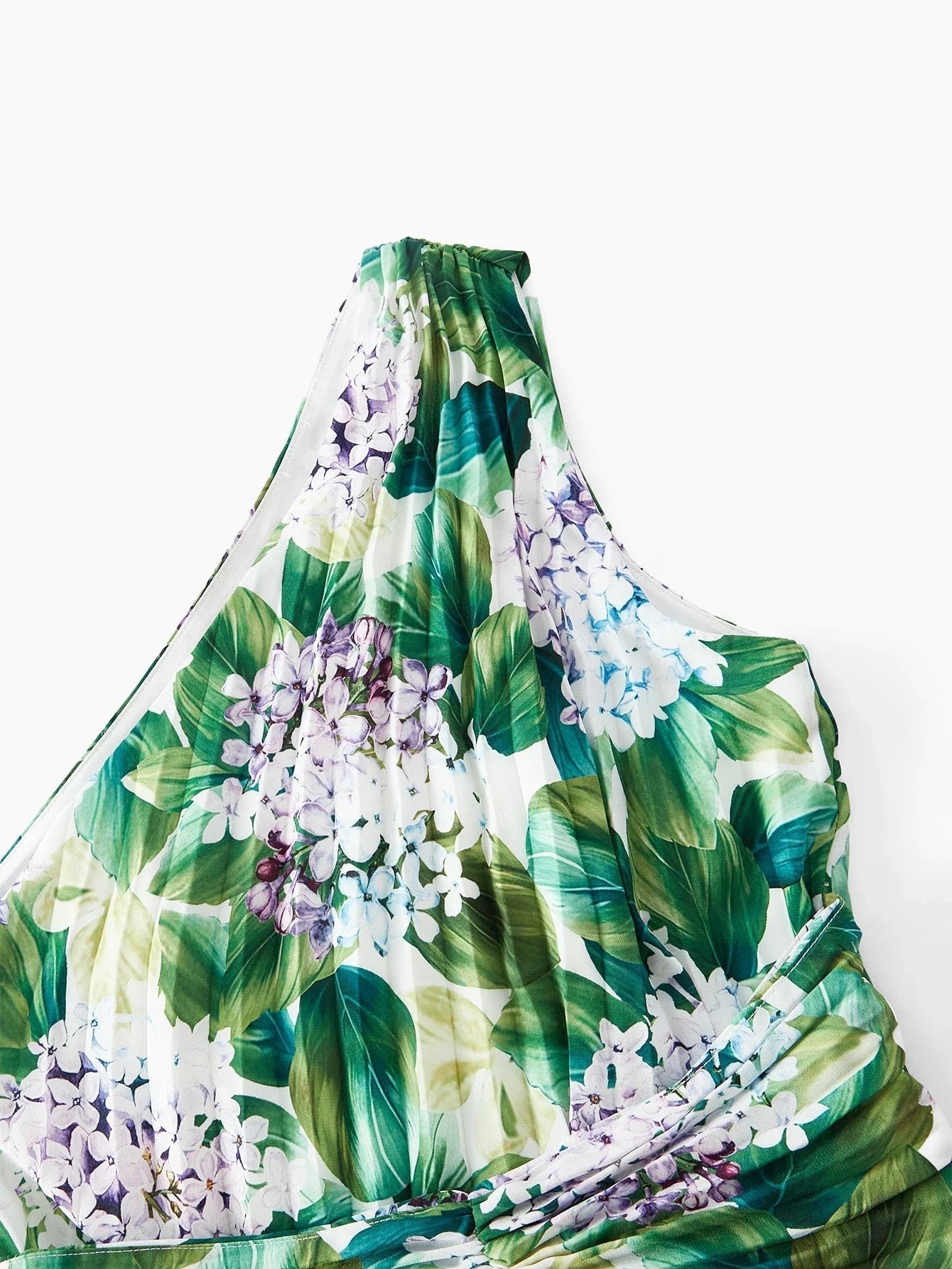 Soiréza PLEATED ASYMMETRICAL NECK COCKTAIL DRESS