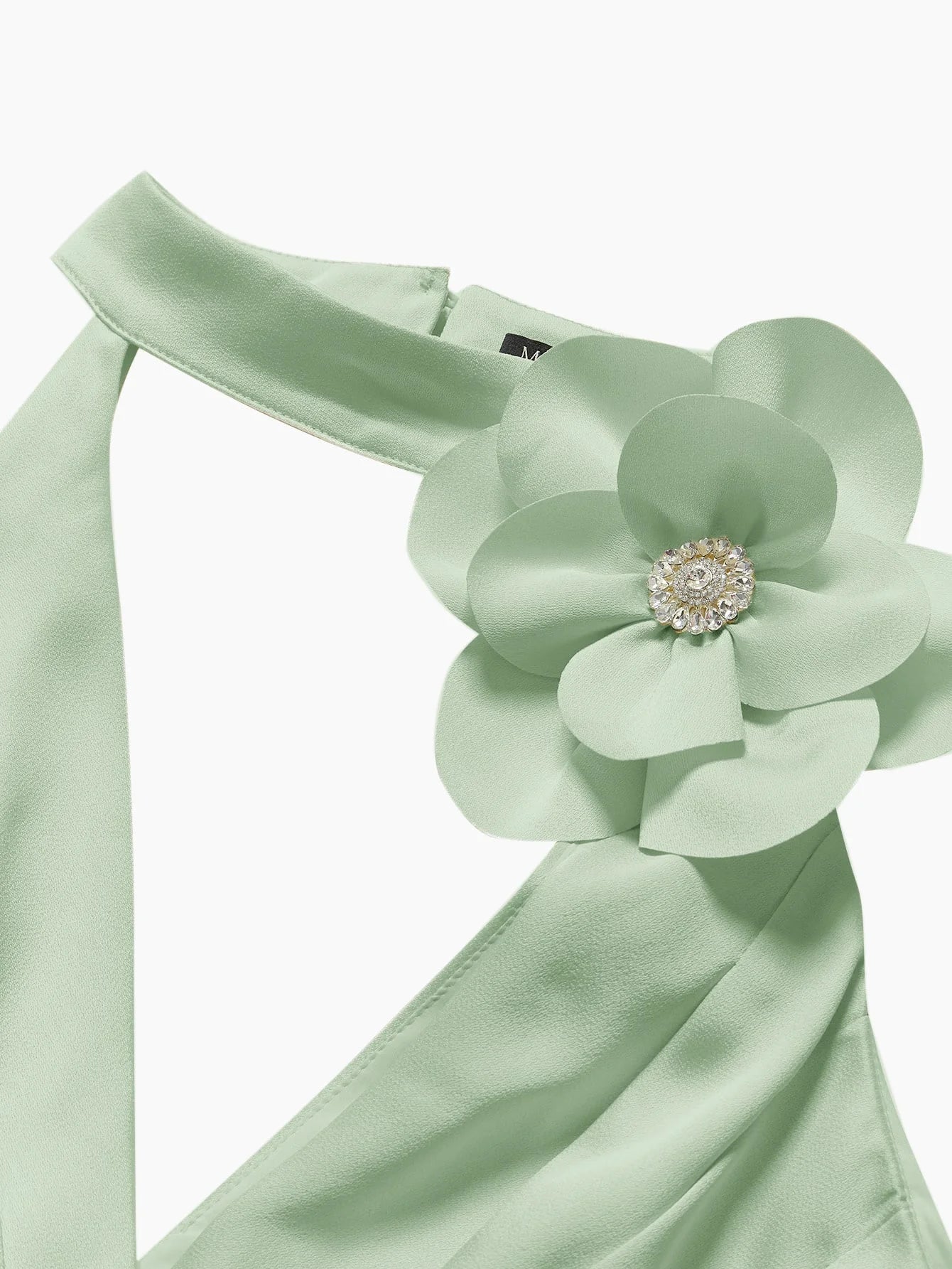 Soiréza PLEATED STEREO FLORAL COCKTAIL DRESS