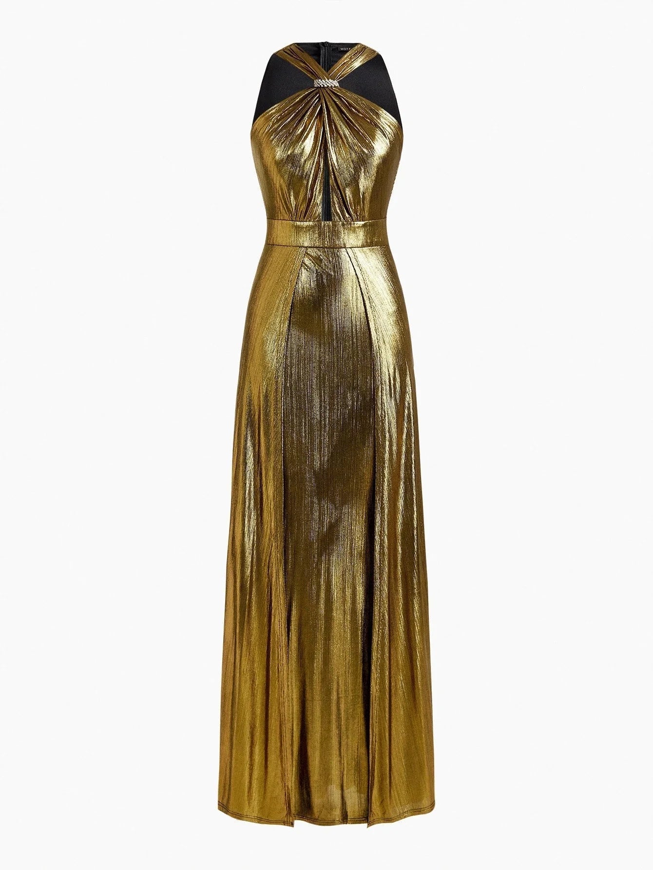 Soiréza RHINESTONE CROSSNECKLINE FLOORLENGTH EVENING GOWN