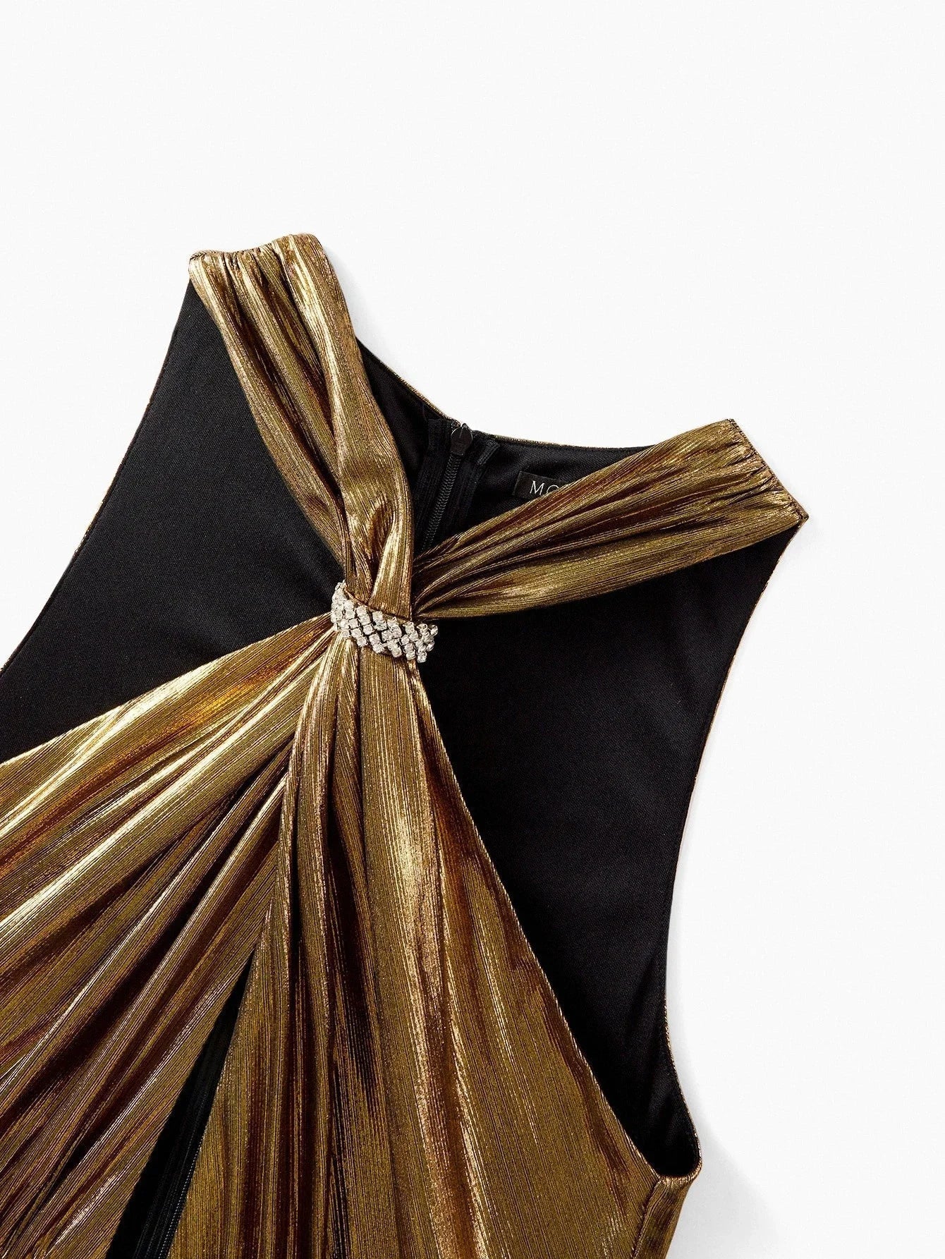 Soiréza RHINESTONE CROSSNECKLINE FLOORLENGTH EVENING GOWN