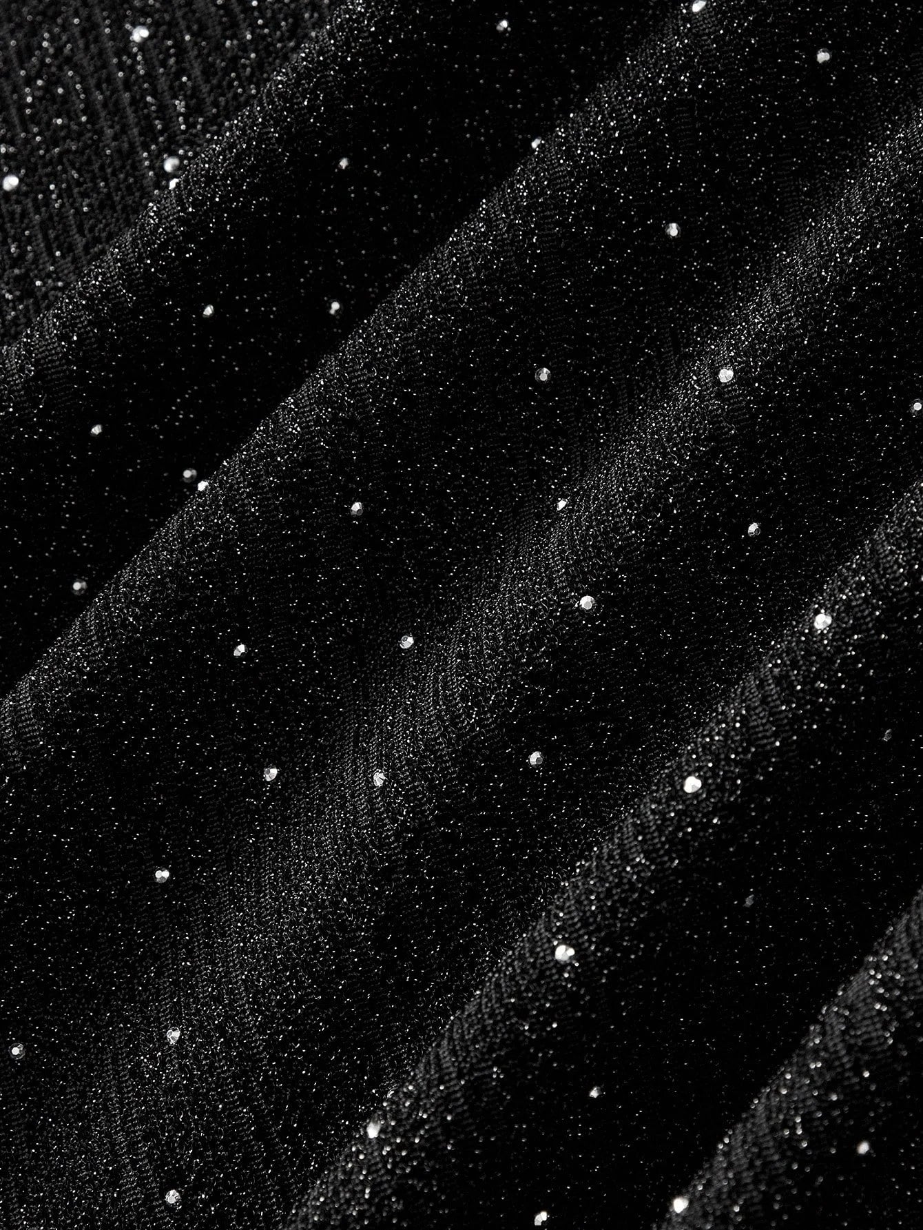 Soiréza RHINESTONE DECOR SPLIT HEM COCKTAIL DRESS PARTY