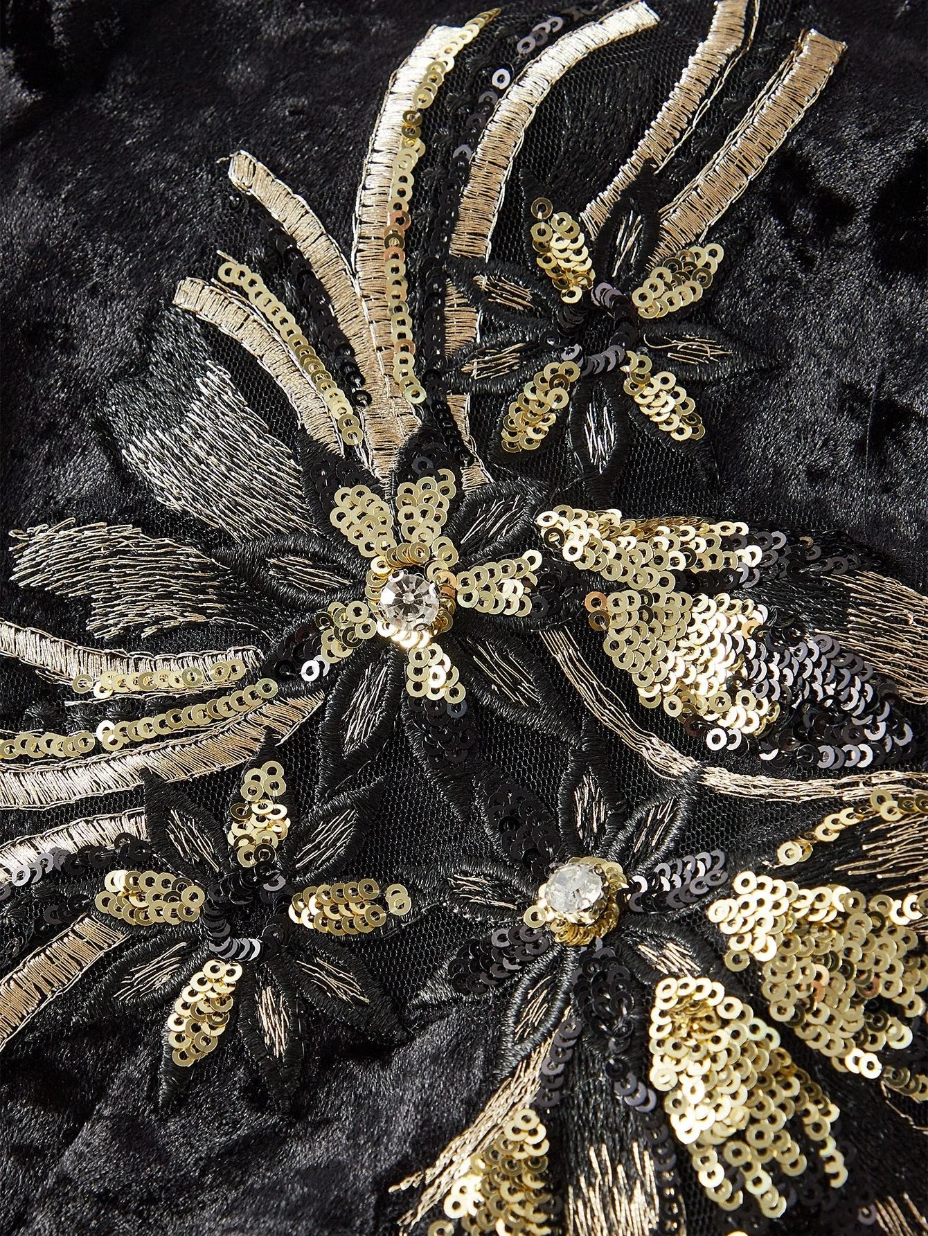 Soiréza SEQUIN EMBROIDERY JUMPSUIT FALL WINTER