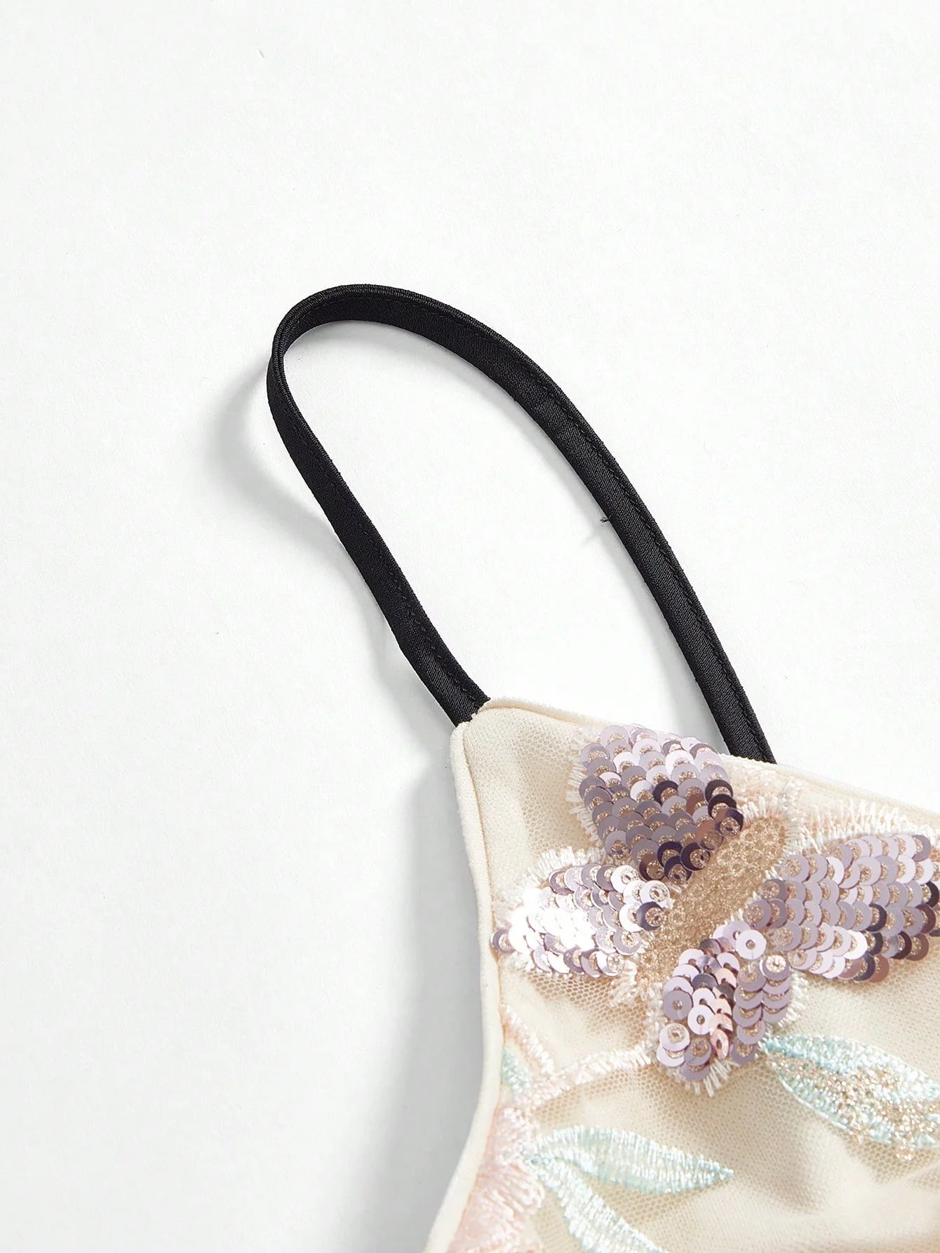 Soiréza SEQUIN EMBROIDERY MESH LAYERED COCKTAIL DRESS