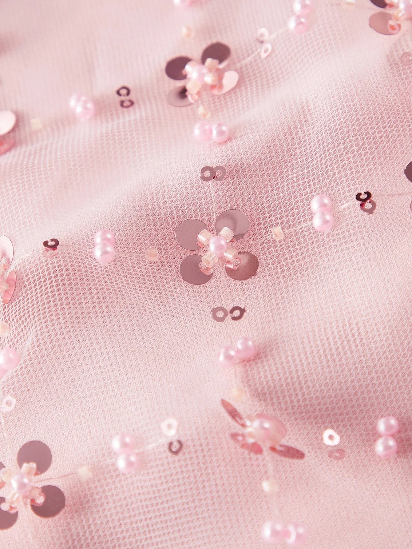 Soiréza SEQUIN FLORAL EMBROIDERY LONG DRESS