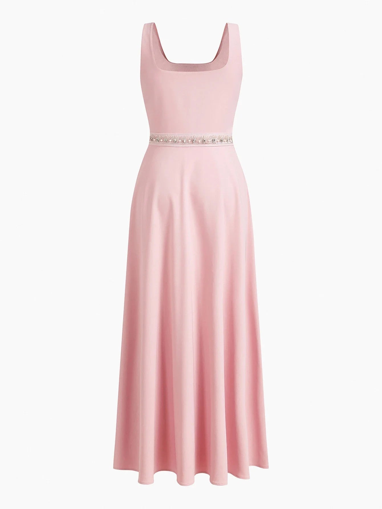 Soiréza SEQUIN FLORAL EMBROIDERY LONG DRESS