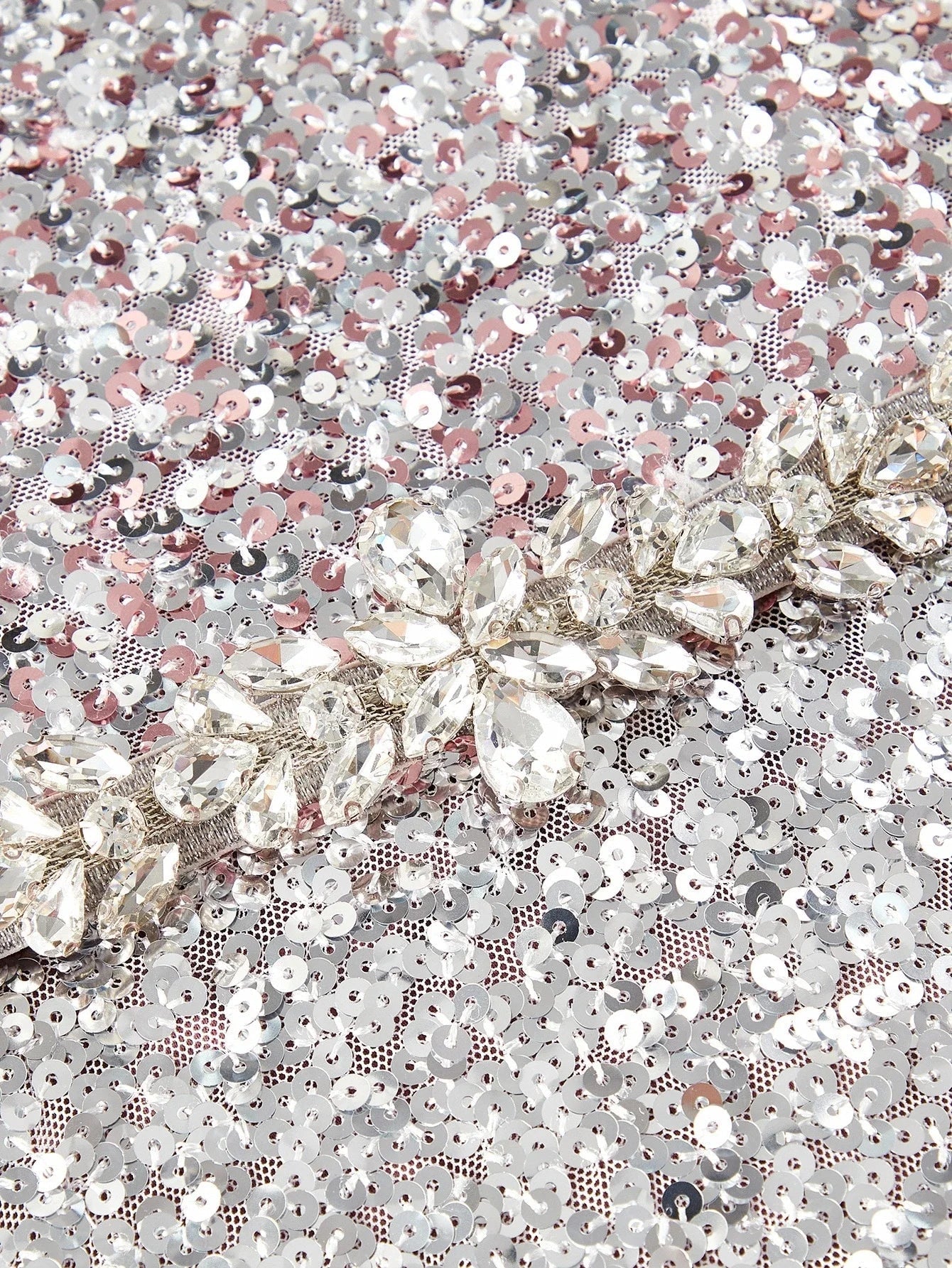 Soiréza SEQUIN OMBRE ELEGANT DRESS WITH BELT SUITABLE FOR GODDESS PARTY BANQUET COCKTAIL DRESS