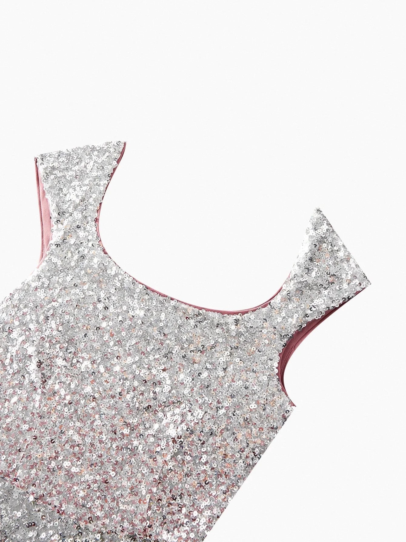 Soiréza SEQUIN OMBRE ELEGANT DRESS WITH BELT SUITABLE FOR GODDESS PARTY BANQUET COCKTAIL DRESS