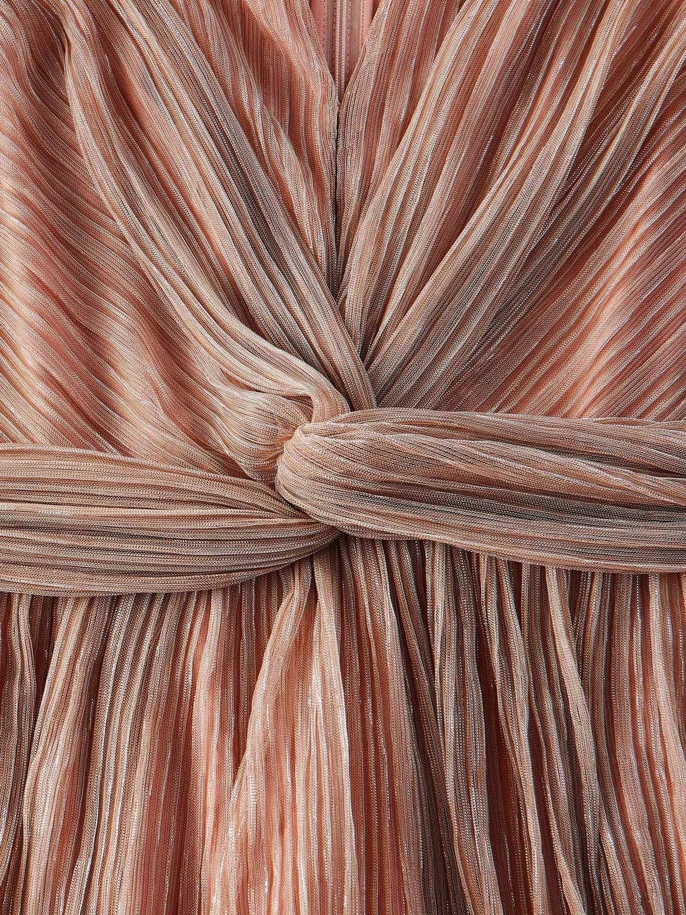 Soiréza TEXTURED TWIST FRONT COCKTAIL DRESS