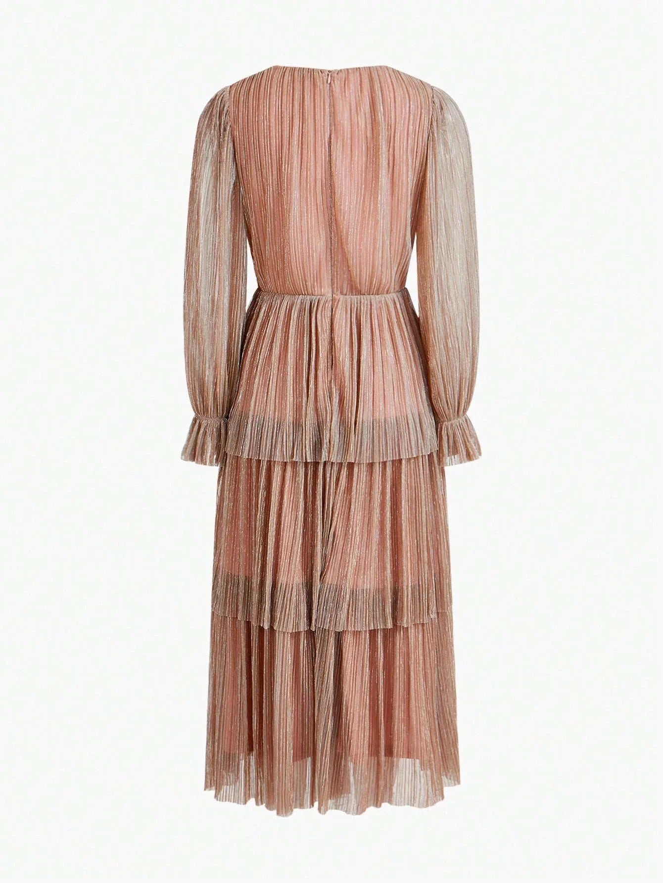 Soiréza TEXTURED TWIST FRONT COCKTAIL DRESS