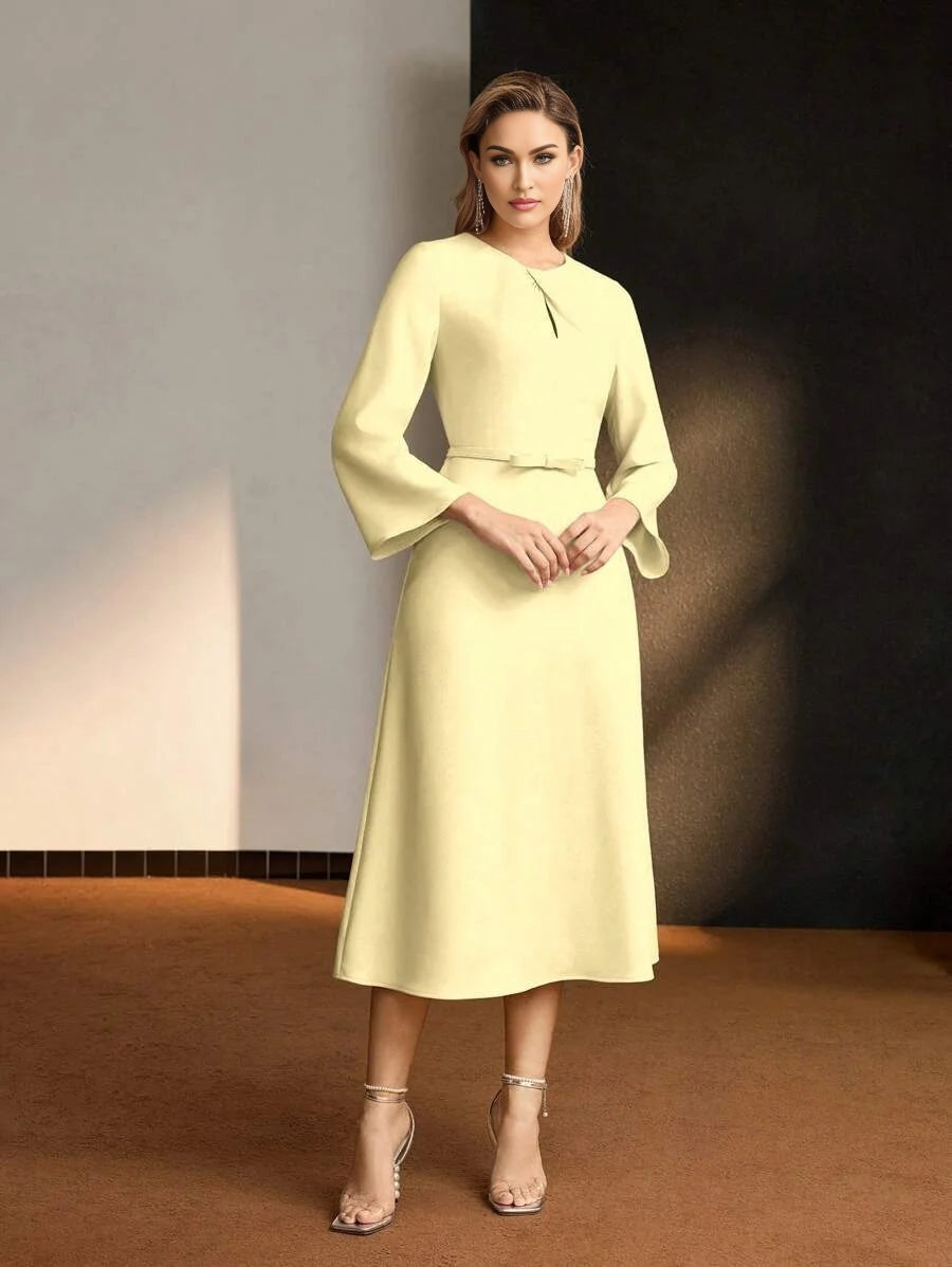 Soiréza TWIST BELTED DRESS