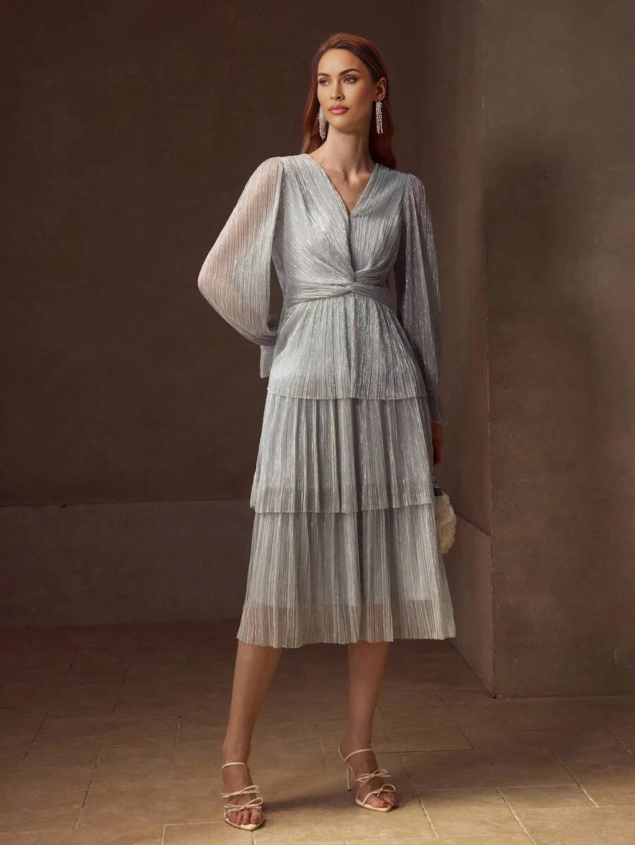 Soiréza TWIST PLISSEnbspCOCKTAIL DRESS