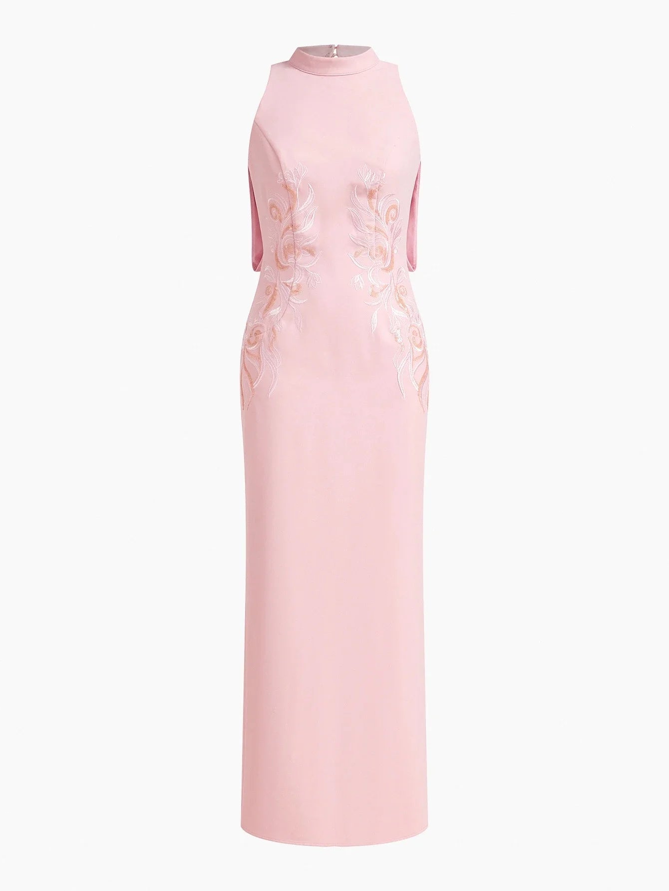 Soiréza WOMENS EMBROIDERED STRAIGHT COCKTAIL DRESS