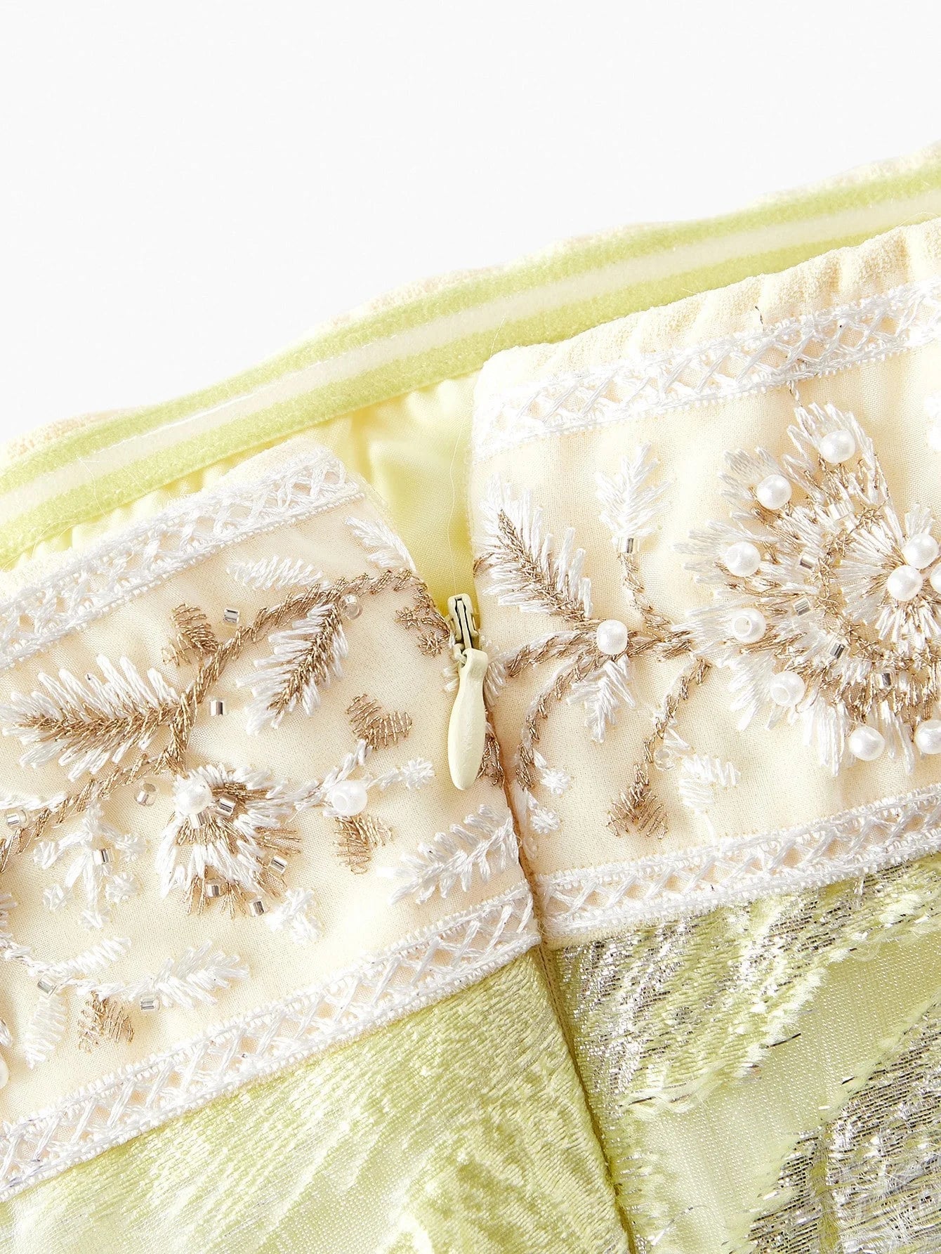 Soiréza WOMENS JACQUARD EMBROIDERED BANDEAU PATCHWORK FLARE HEM CEREMONIAL COCKTAIL TUBE DRESS