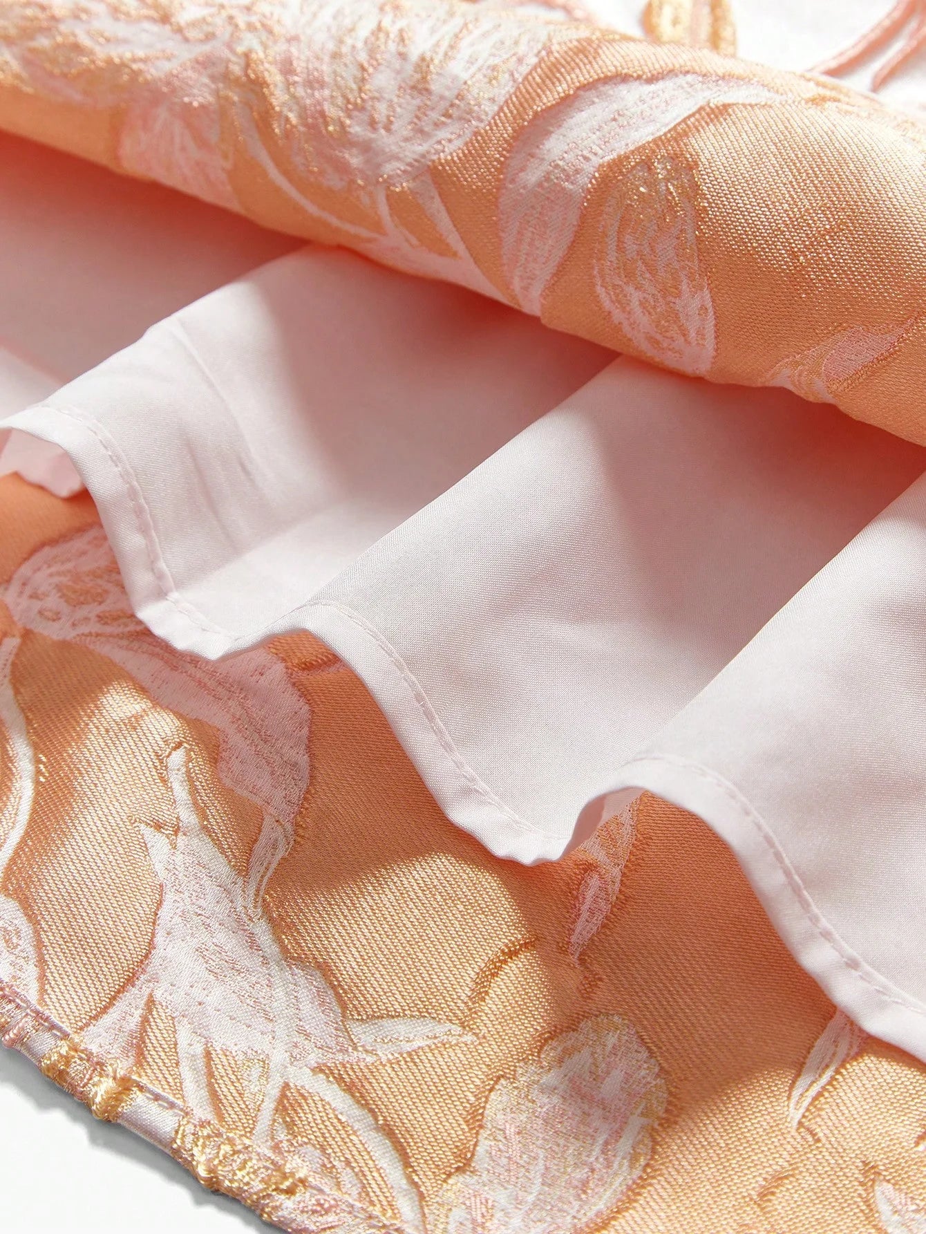 Soiréza WOMENS JACQUARD PLEATED ALINE BANDEAU COCKTAIL PARTY DRESS