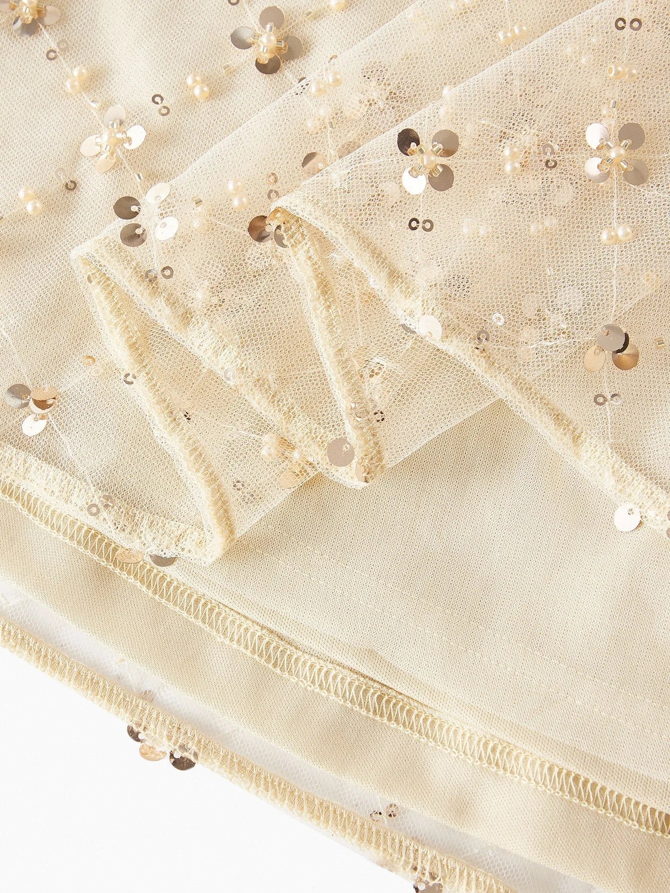 Soiréza WOMENS MESH SEQUINS MESH OVERLAY BOW WAIST FORMAL COCKTAIL DRESS