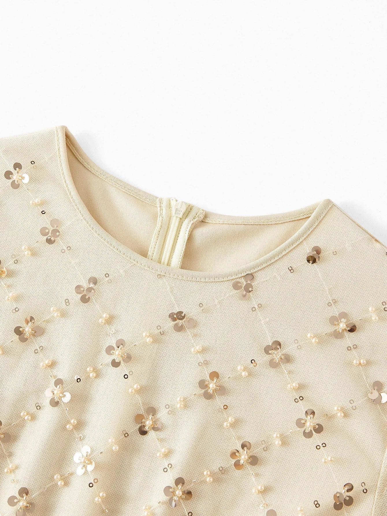 Soiréza WOMENS MESH SEQUINS MESH OVERLAY BOW WAIST FORMAL COCKTAIL DRESS