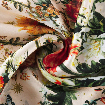 Solada embellished floralprint maxi dress