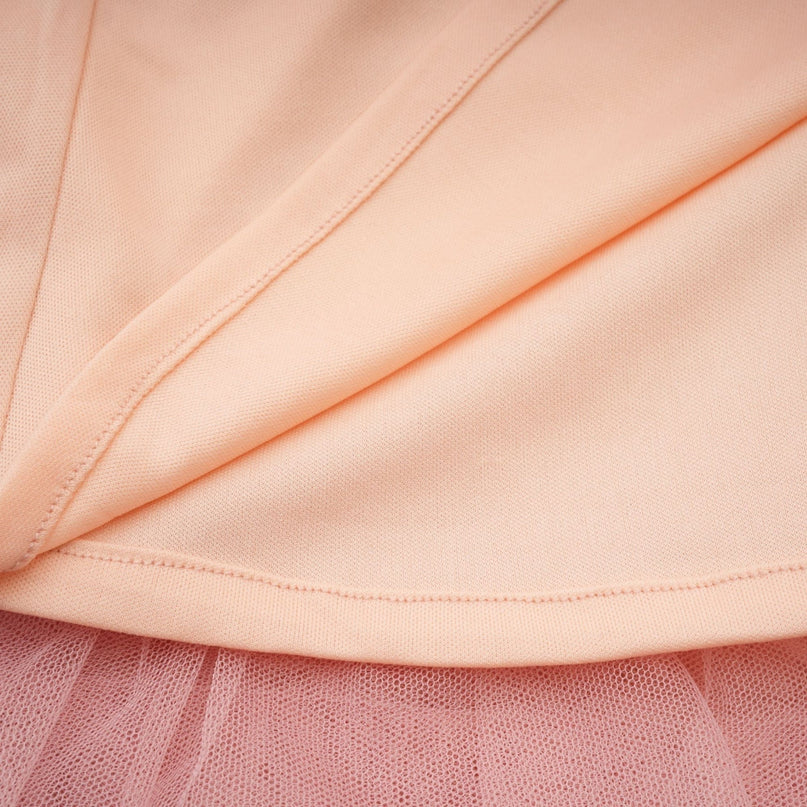 Solène pink tiered maxi dress