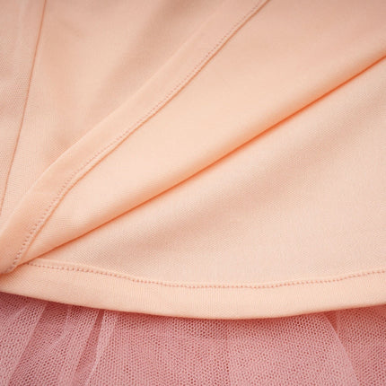 Solène pink tiered maxi dress